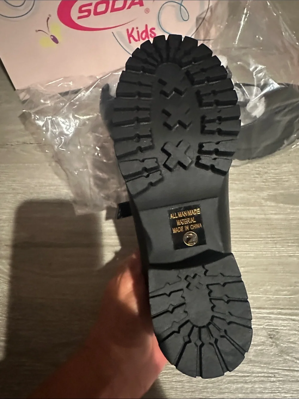Soda Kids Black Mary Jane Dress Shoes with Buckle